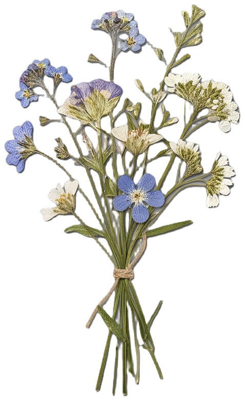 باقة مجففة صغيرة