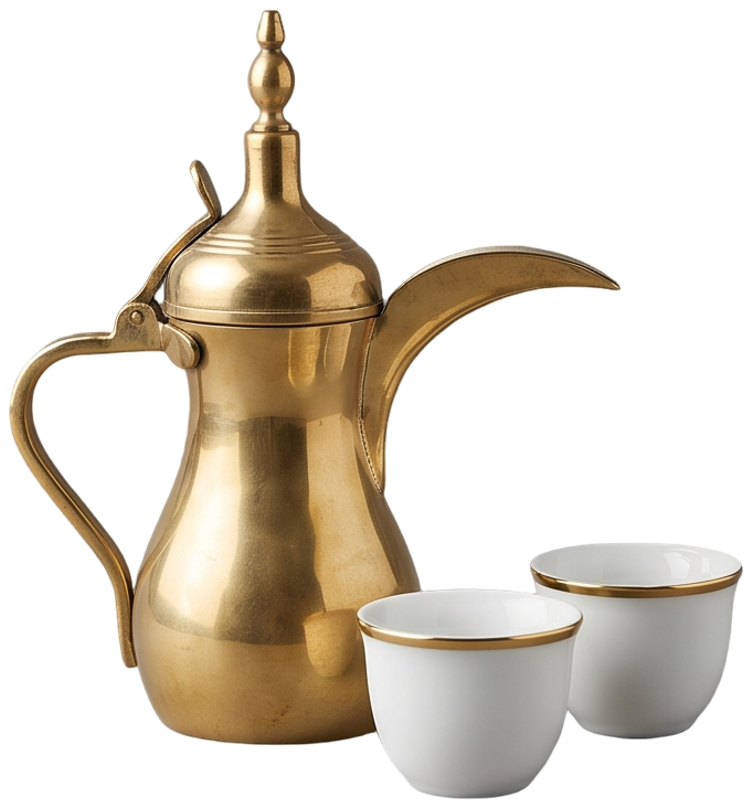 دلّة وفناجين